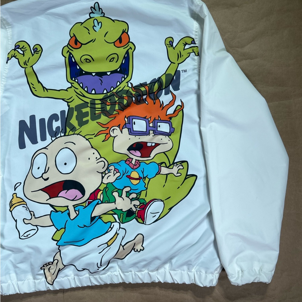 Members Only Jacket Nickelodeon Rug Rats Windbreaker Hoodie - Picture 6 of 7